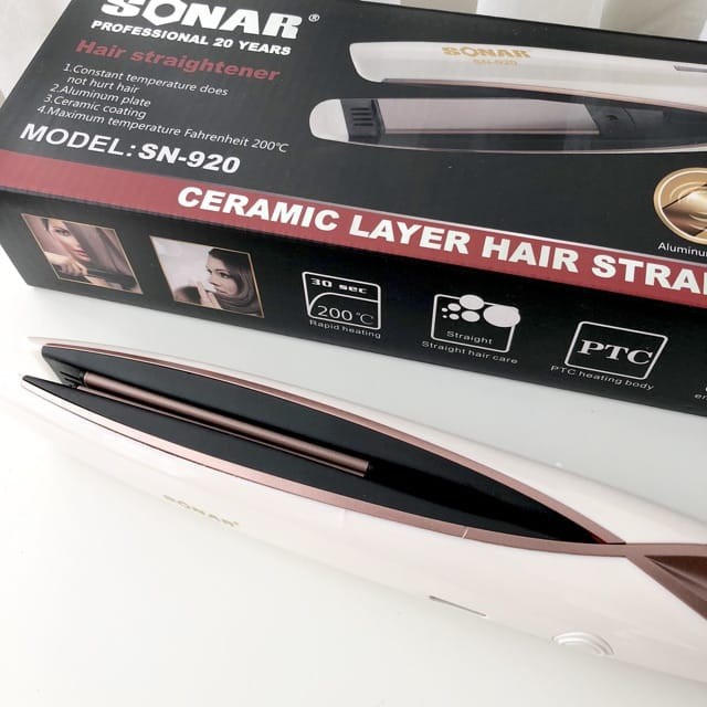 Sonar Hair Iron Catokan Catok Rambut SN 920