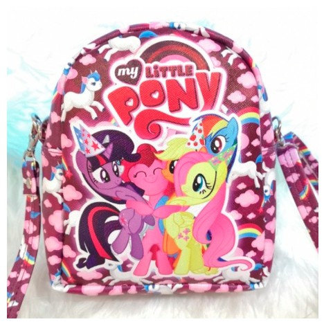 ( BAJ)TAS SELEMPANG ANAK CEWEK FASHION IMPORT TALI FULL PRINTING WATERPROOF LOL UNICORN HK FROZEN PO / TA025