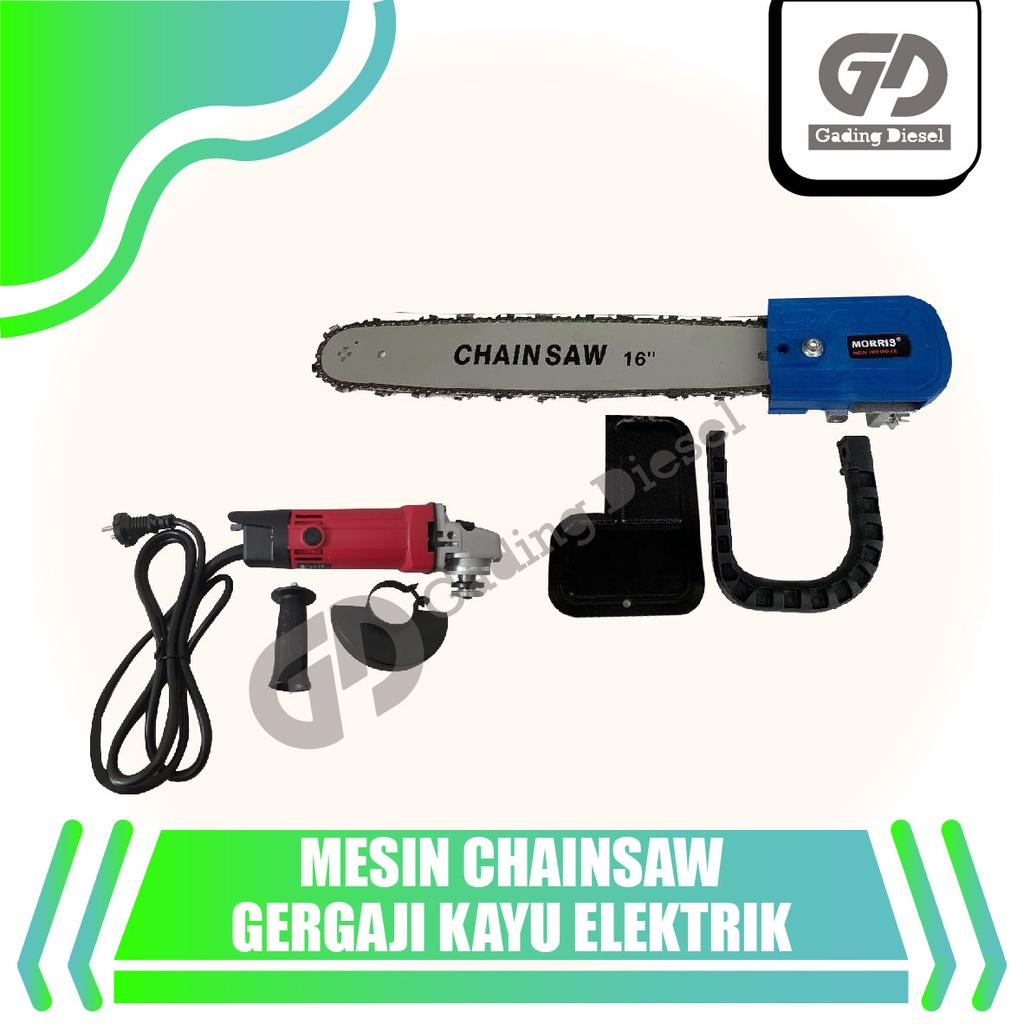 MESIN CHAINSAW GERGAJI KAYU ELEKTRIK