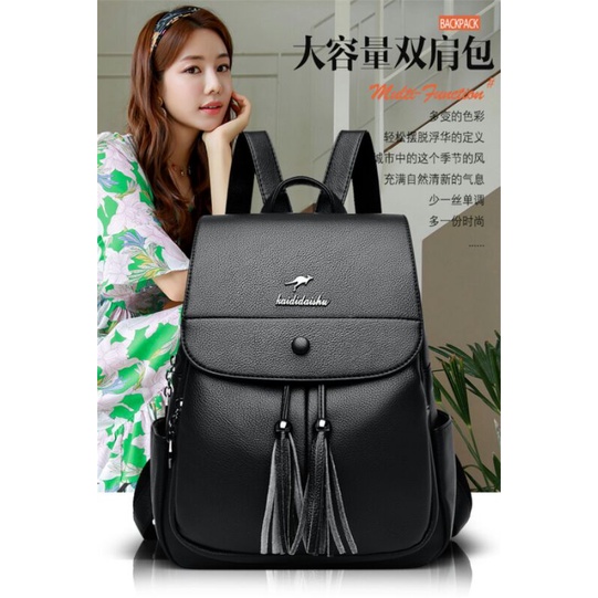 PROMO TAS RANSEL KULIT WANITA TERBARU TAS RANSEL KULIT WANITA IMPORT TAS RANSEL KULIT WANITA KEKINIA
