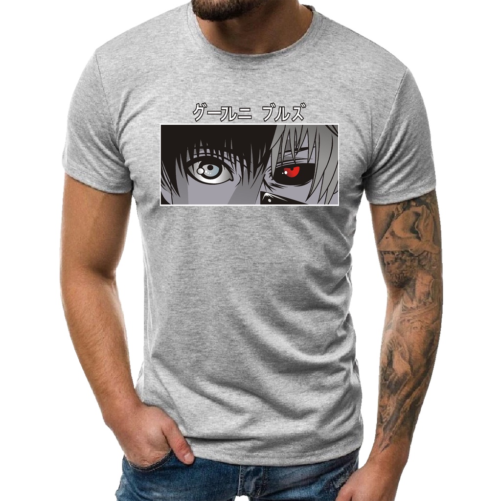 KAOS T-SHIRT (DTF RED EYES) HITAM / KAOS PRIA / BAJU PRIA / KAOS DISTRO PRIA