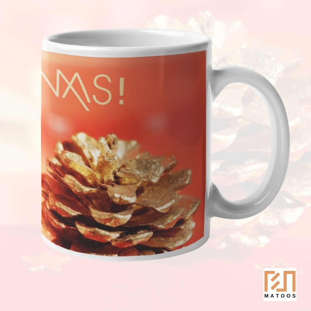 

Mug Kado Christmast Souvenir Design Orange Color