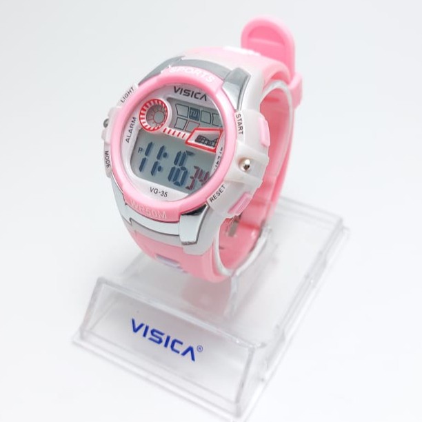 Jam Tangan  jam tangan anak digital sporty water resist visica skmei casio - Merah lucu Pria origina
