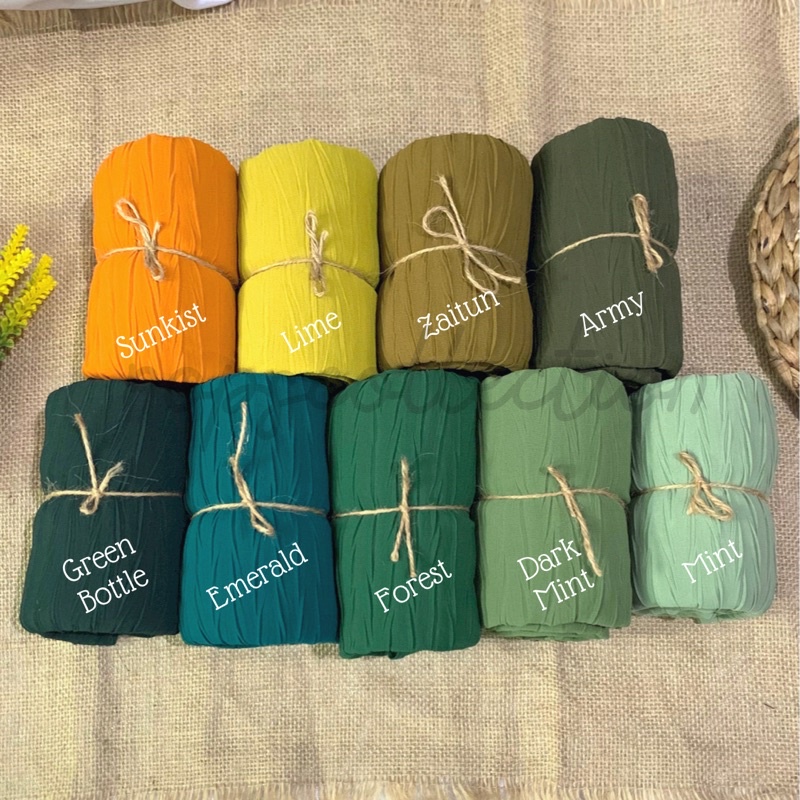 NC - PASHMINA PLISKET PADI PREMIUM