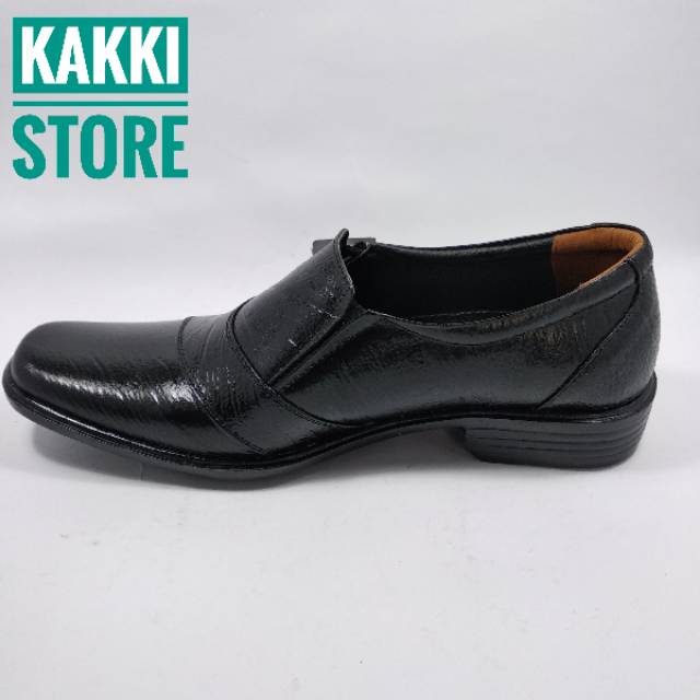 COD SEPATU PANTOFEL PRIA FORMAL BAHAN KULIT PANTOPEL PANTOVEL HITAM SLOP TERBARU