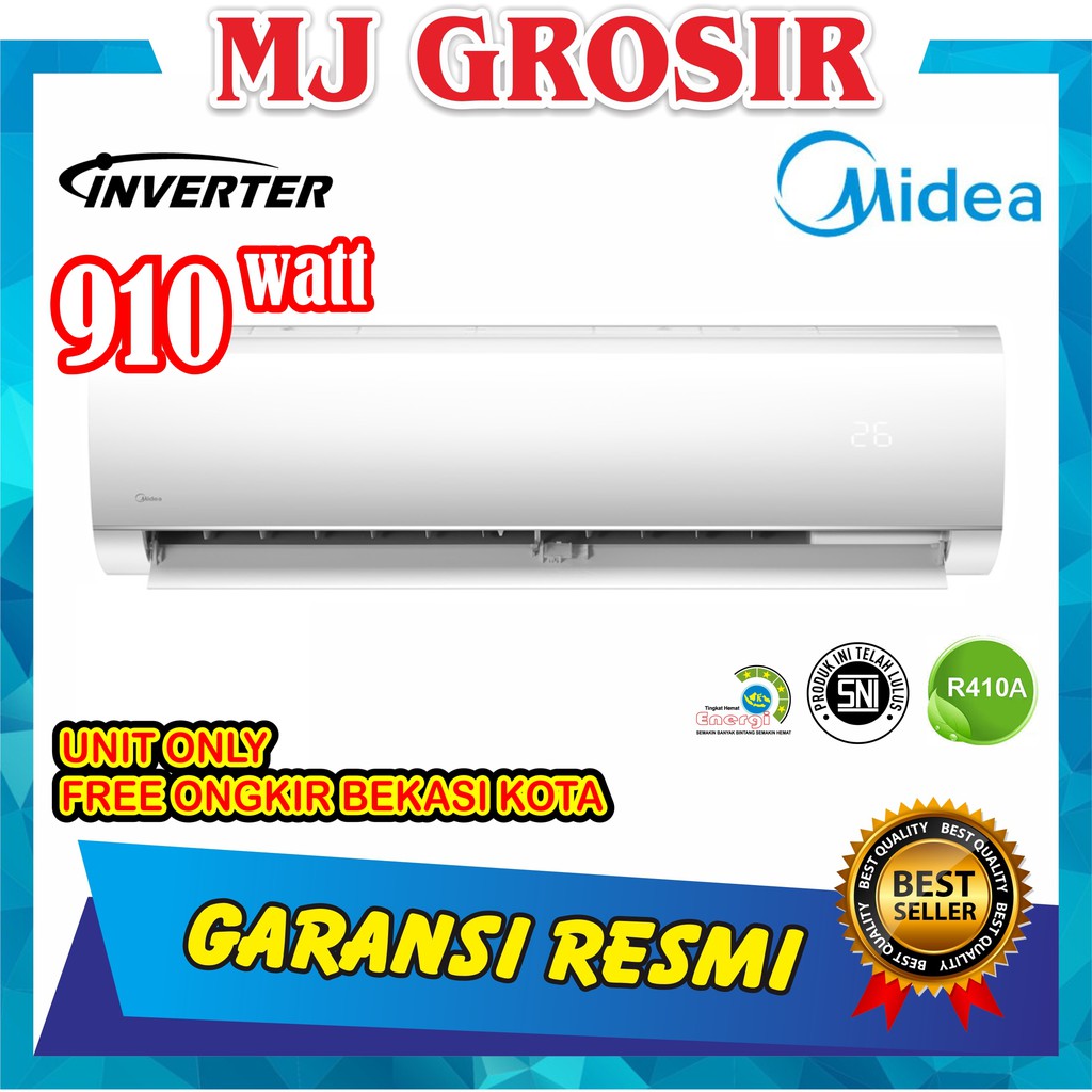 AC MIDEA MSIG 09 CRDN1 1 PK R410 LOW WATT 910 W INVERTER UNIT ONLY