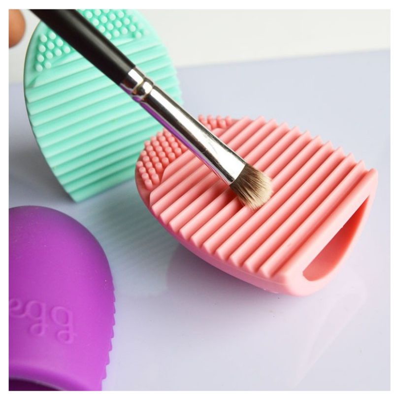 Medan Termurah Brush Egg Pad Alat Pembersih Kuas Makeup Brush Cleaner