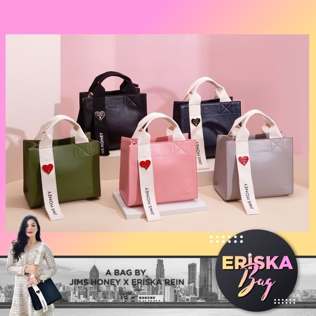 Tas Wanita Import Murah Jimshoney Eriska Bag Daily / Tas Kulit Original Jims Honey Terbaru