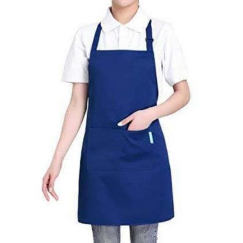 CELEMEK APRON ALAT PELINDUNG MASAK BAHAN DRILL QUALITY