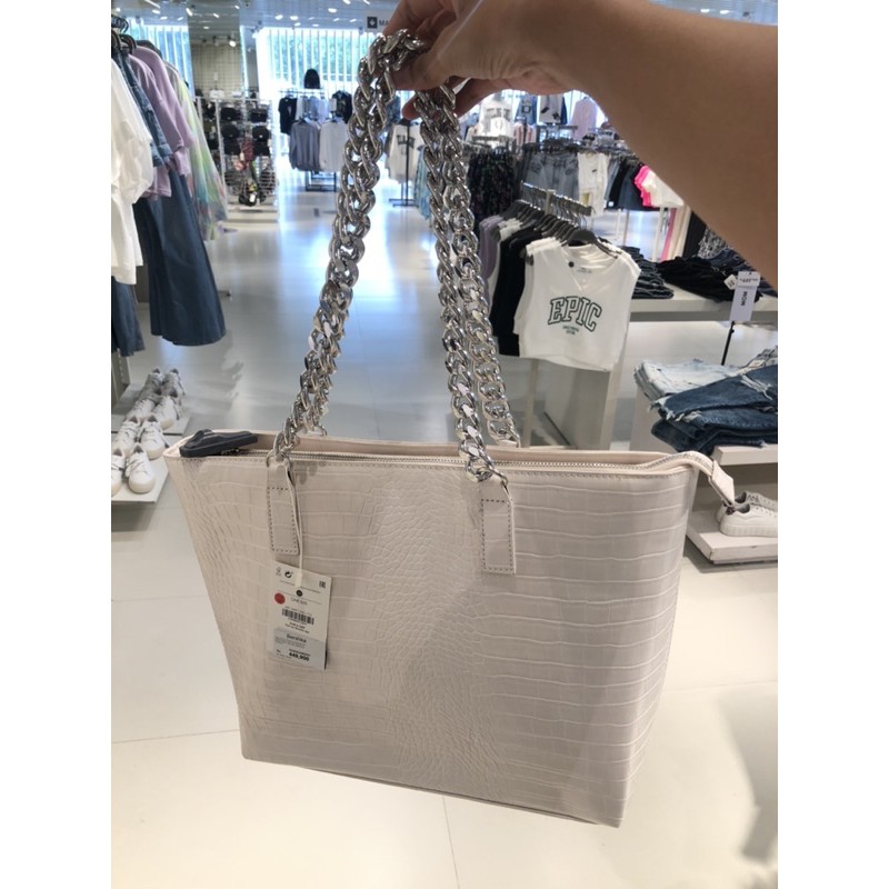 Jastip Bershka Croco Tote Bag New