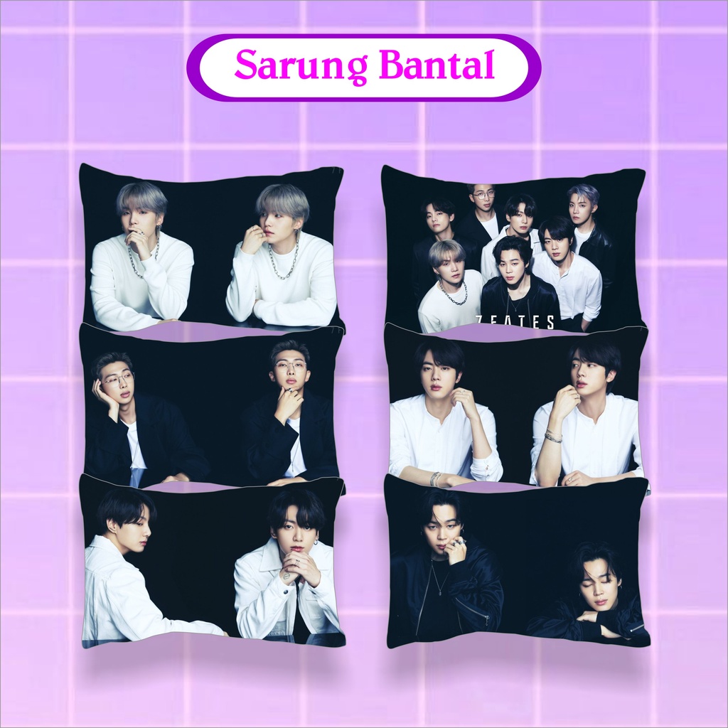 SELIMUT BTS BISA CUSTOM GAMBAR dan SARUNG BANTAL BTS