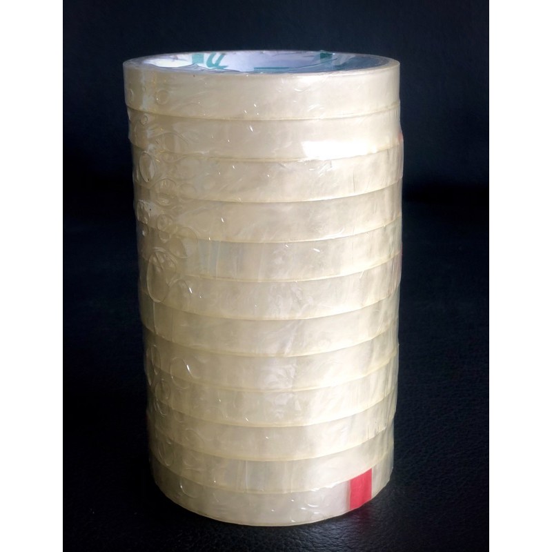 isolasi 1/2 inch X 20 yard / solasi / lakban 12mm /isolatip selotip