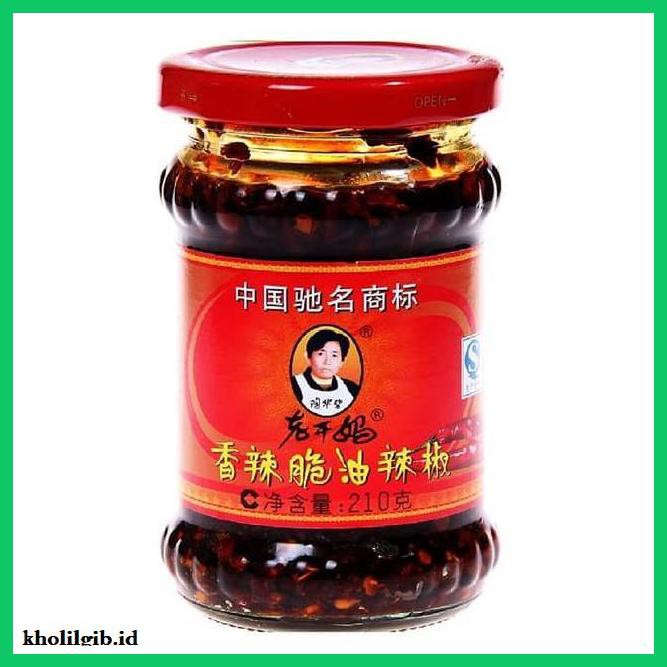 

Aneka-Sambal- Lao Gan Ma Spicy Chili Crispy Sambel Import 210 G -Pedeeeeeezzzzzzz.