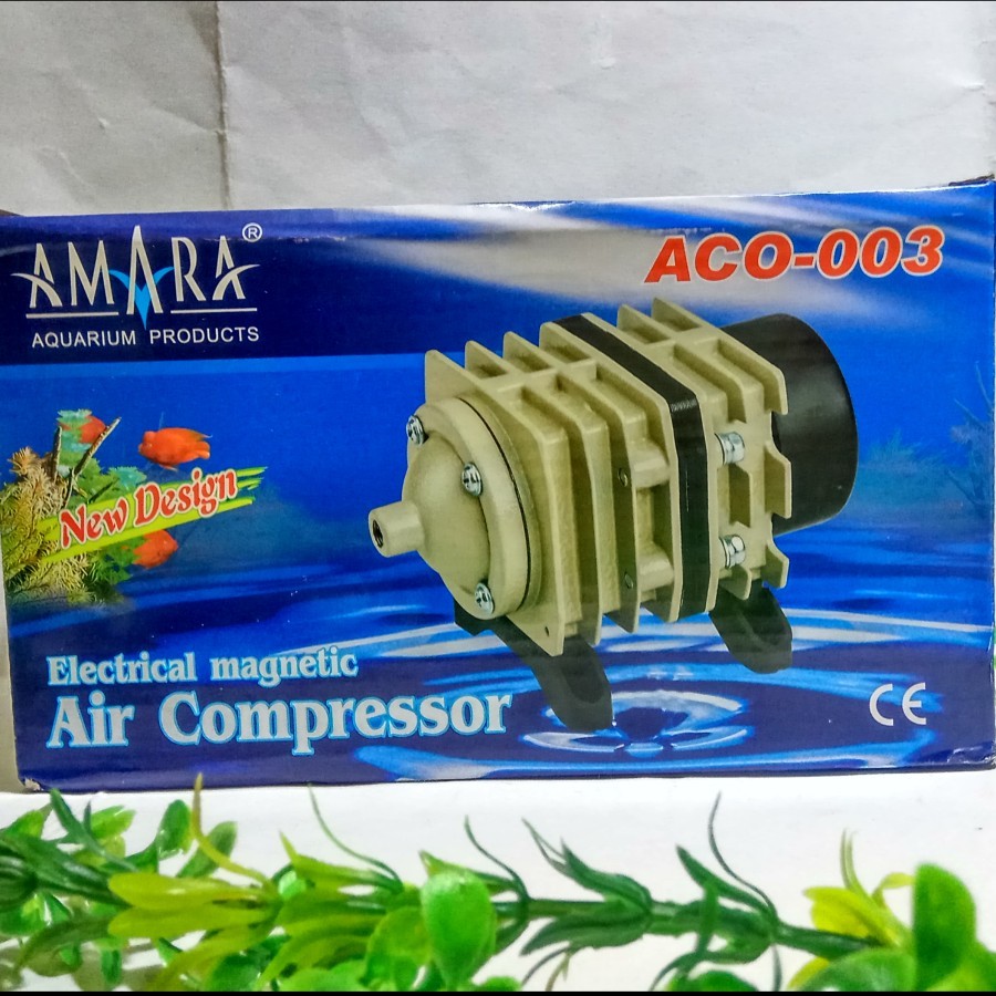 AERATOR AMARA ACO 003 POMPA GELEMBUNG UDARA AIRPUMP COMPRESSOR BLOWER AMARA ACO 003