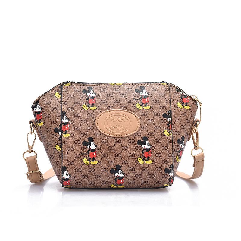 LT 1163 RISCE TAS SELEMPANG IMPORT MOTIF MICKEY MOUSE WANITA CEWEK PEREMPUAN JAKARTA BATAM