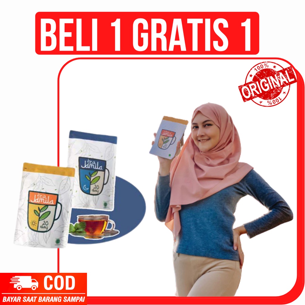 Jamila Tea Pelangsing Herbal Alami Teh Pelangsing Penurun Berat Badan Diet Detox Ampuh