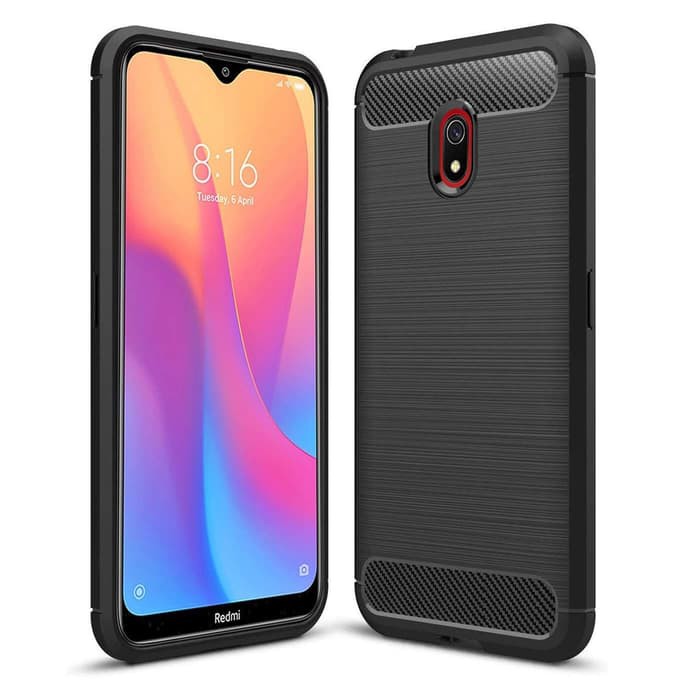 Silicon Case Xiaomi Redmi 8A Redmi 8A Pro Softcase iPAKY Carbon Casing Cover