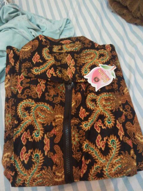 Maxi Cardi Batik Outer Wear Long Vest Sogan Series #2 Longvest Ethnic Rompi Panjang Nirmala