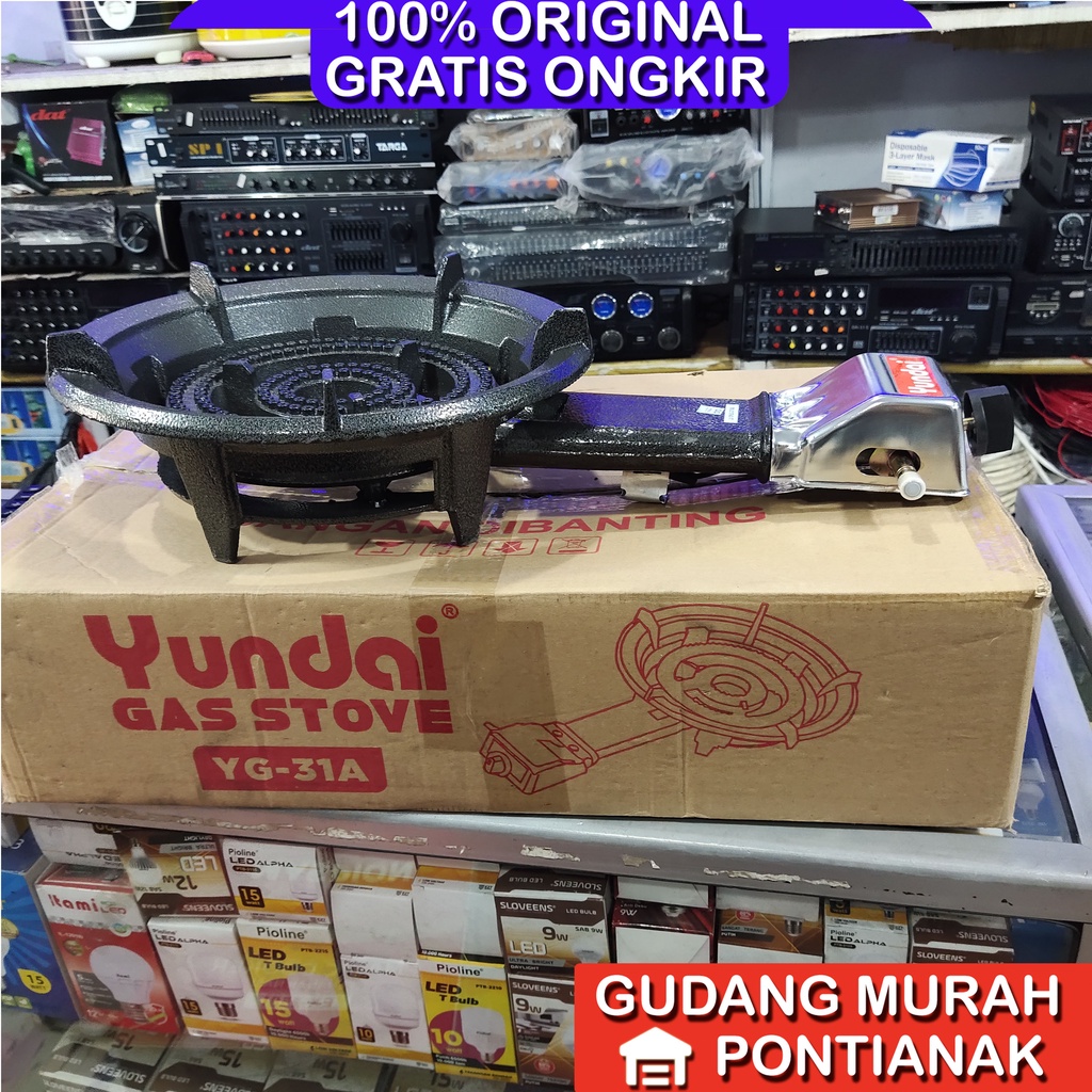 Kompor Gas Cor Yundai api 1000 seribu komersil restoran usaha 31A
