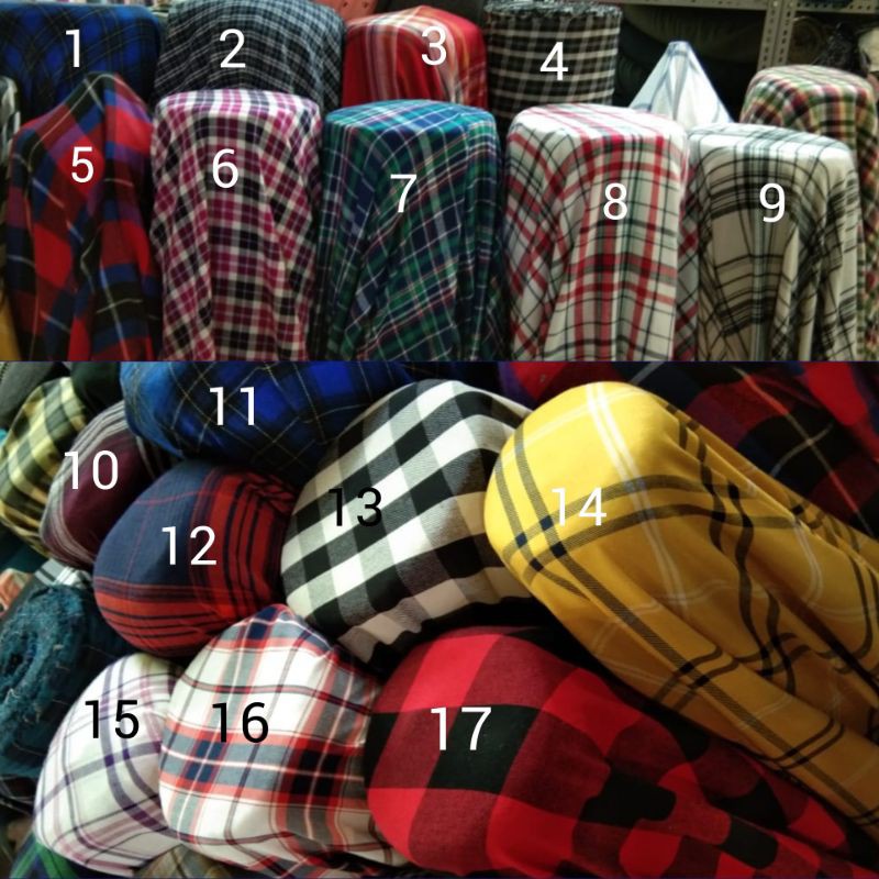 kain flanel / bahan flanel / TERMURAH