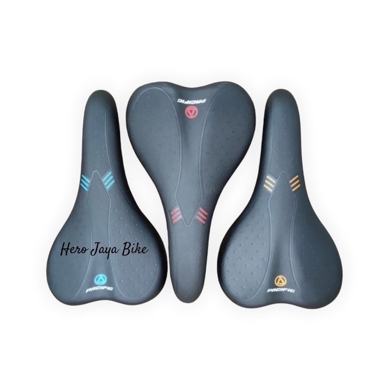 Jok Sadel Sepeda PACIFIC Empuk BMX Seli MTB Roadbike Mini Saddle Sepeda Pacific Original