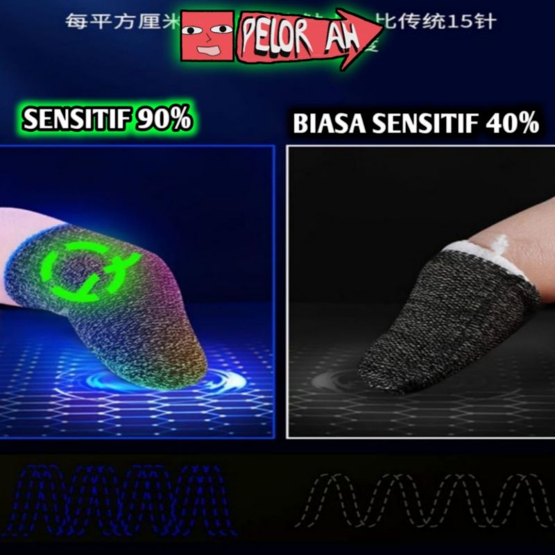 SARUNG TANGAN JEMPOL ISI 2 ANTI BASAH/KERINGAT MRQ ORIGINAL | PUBG GEMING |MRQ NYALA
