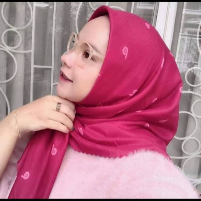 Segi empat voal premium  motif deenay 2