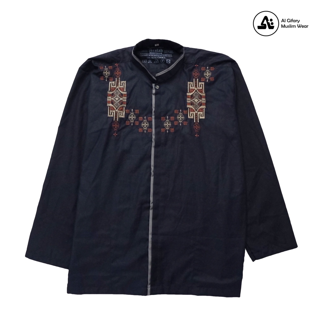 Baju Koko Casual Dewasa Lengan Panjang