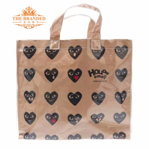 Tas Comme des Garcons Holiday Emoji PVC Tote Bag