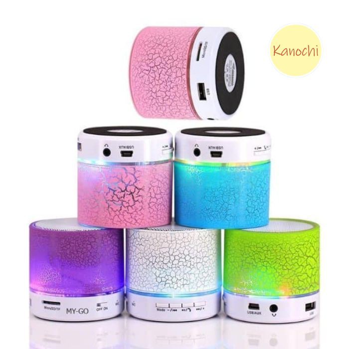 Speaker Bluetooth LED S10 CRECK Speaker Mini S10 Crack Light DE029