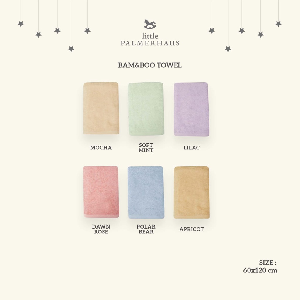 Little Palmerhaus Bam &amp; Boo Bamboo Towel ( 60x120 )