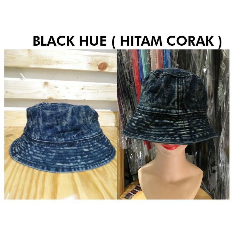 (COD) BEST SELLER TOPI BUCKET DENIM // BUCKET HAT UNISEX PREMIUM MURAH