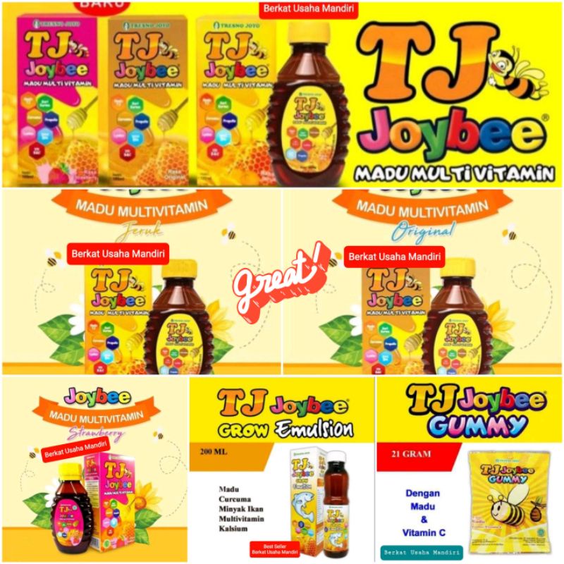 Madu Tj Joybee Multivitamin 100ml  Varian Rasa