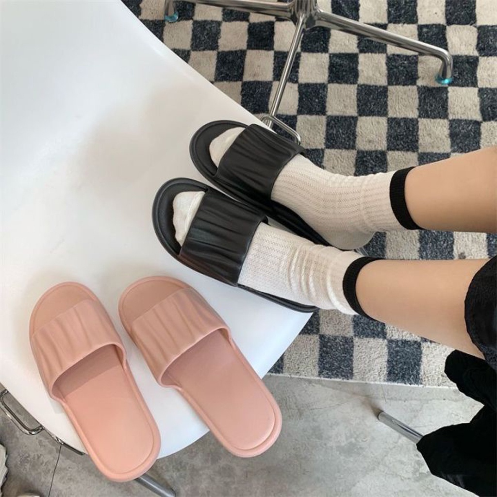 ❤️GTB❤️ Sandal Kerut Wanita Jelly Balance R795