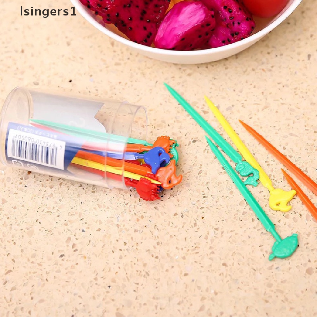 (lsingers1) 20pcs / Set Tusuk Gigi Buah / Dessert Untuk Dekorasi Pesta