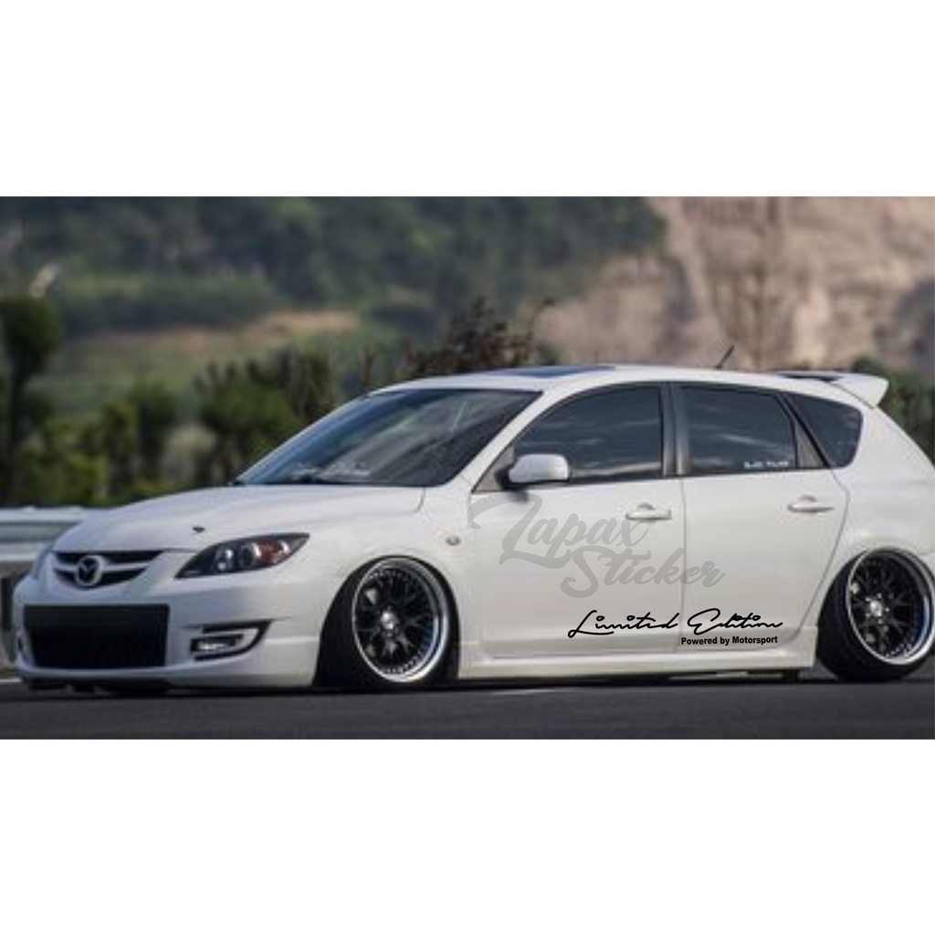 stiker limited edition cutting stiker mobil