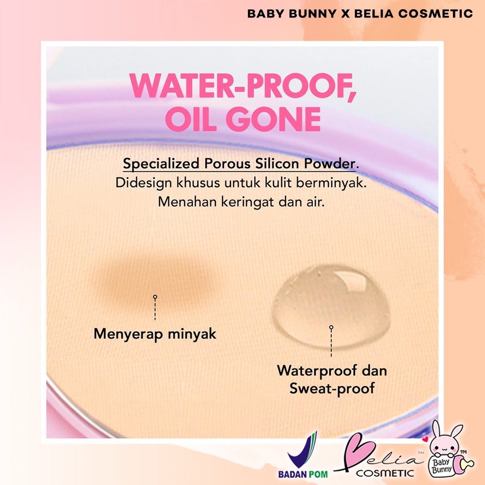 ❤ BELIA ❤ DAZZLE ME Pressed Foundation | Compact Powder | Bedak Padat | Blurring Matte | Oil Control | BPOM
