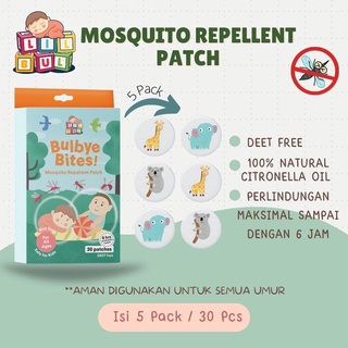 SALE ! Mosquito Repellent Patch 30pc-Mosquito Lilbul-Anti nyamuk Ampuh-Stiker Nyamuk untuk Bayi Aman