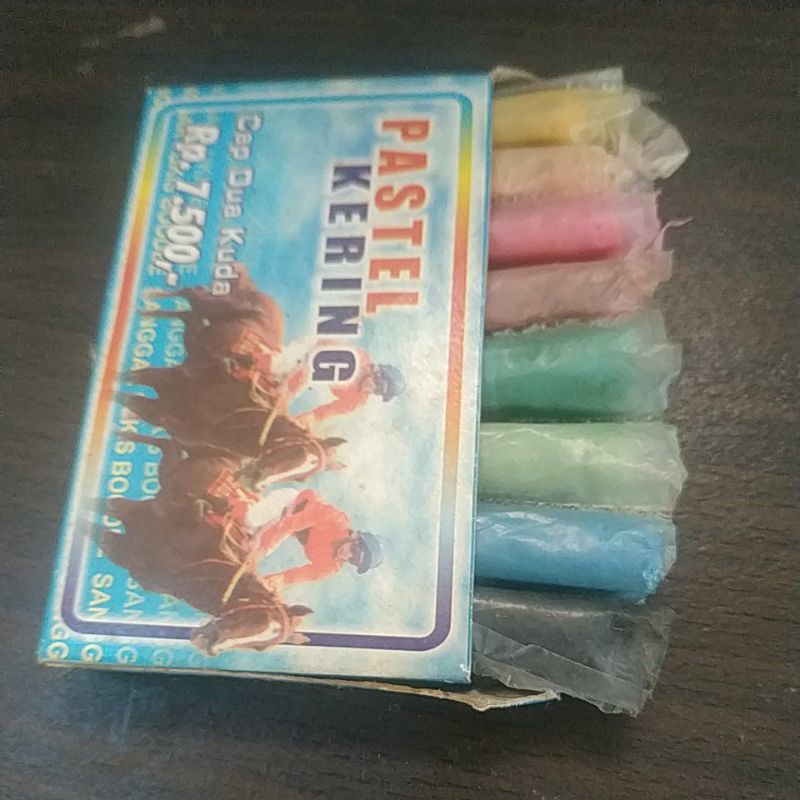 preloved pastel kering | crayon kering