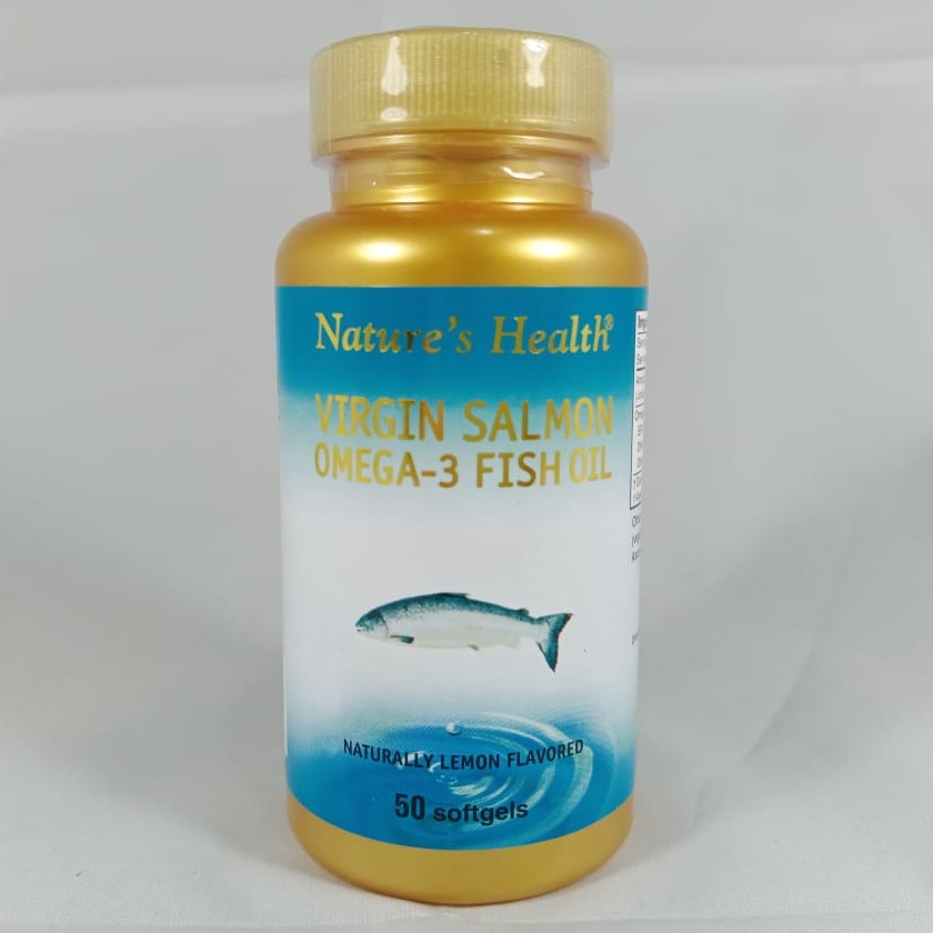 Nature S Health Virgin Salmon Omega 3 Fish Oil 50 Softgel Indonesia