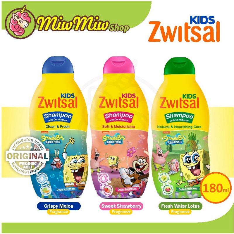 Zwitsal Kids Shampoo and Conditioner 180 ml