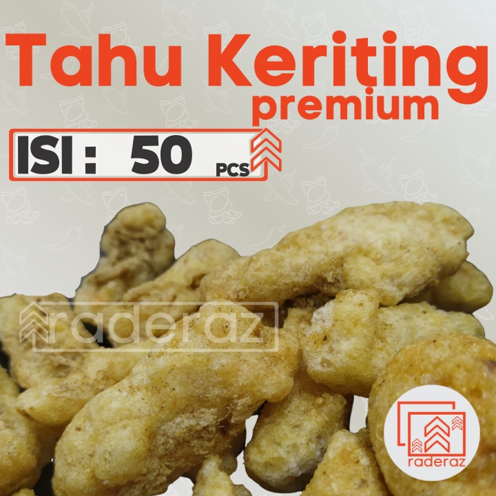 

Tahu KERITING PREMIUM 50pcs isi untuk Toping Baso Aci Seblak Indomie by RADERAZ (bisa GROSIR bisa COD)