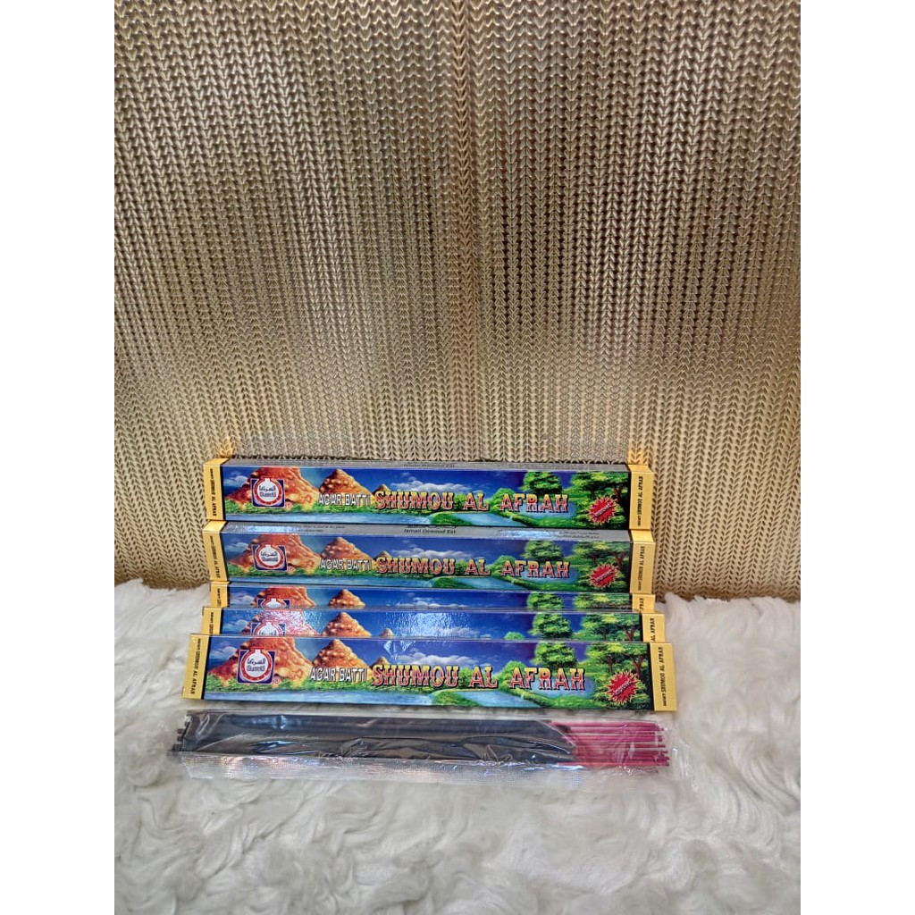 Dupa Hio Shumou Al Afrah AGARBATTI Surrati Original Bukhur Stik Lidi asli Arab 20 Picis