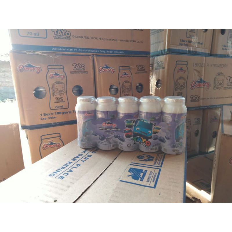 cimory yoghurt edisi tayo 70ml (5 botol)