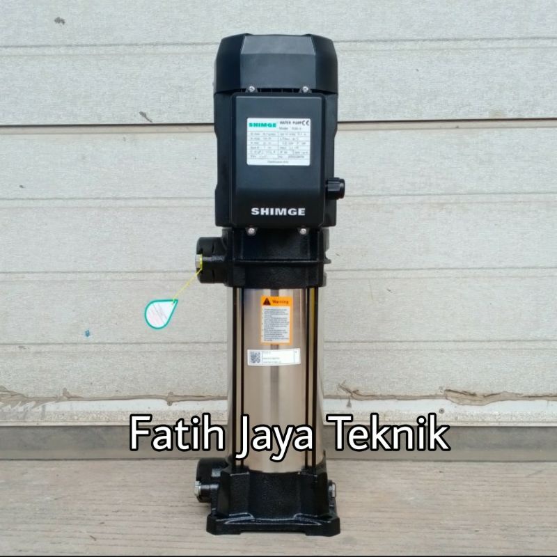 Pompa Booster RO 2000 Gpd 2hp 1phase Mesin Pompa Air Pendorong Vertikal Mutlistage