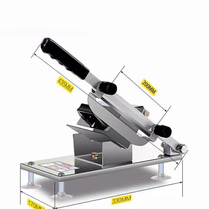 Mesin Pengiris Daging Manual Meat Slicer Alat Potong keripik Tempe tip