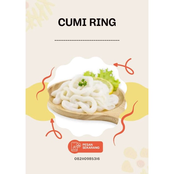 

Cumi Ring squid ring calamari cumi kupas ring 1kg