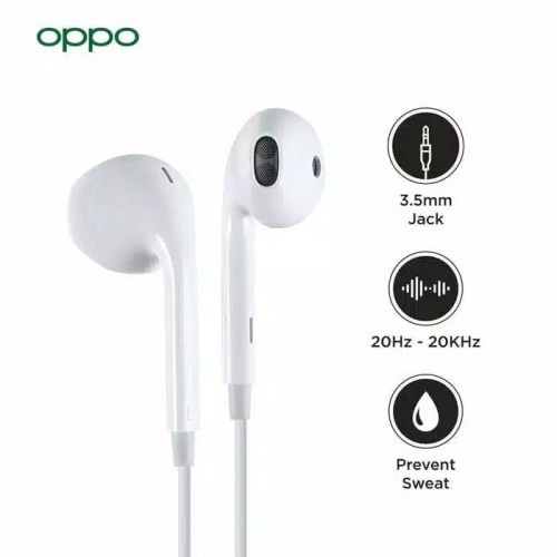 [SO] Hf Handsfree Headset Oppo Cabutan Grade A Kwalitas Mantapppp