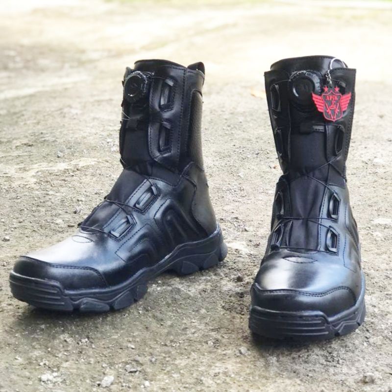 Sepatu Pdl Tali Putar BROTRHER Mamba Kulit Sapi Asli Berkualitas Sepatu Pdl Tni Polri Security Satpam