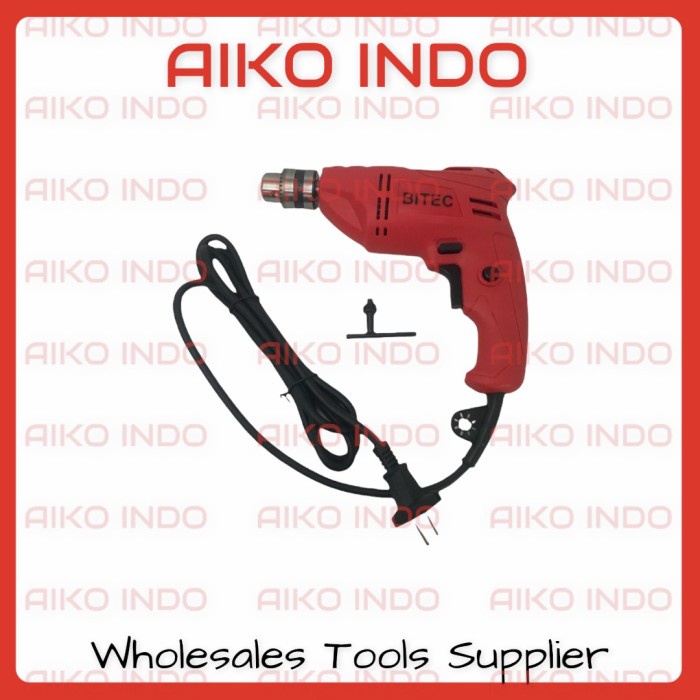 BITEC Mesin Bor Listrik 10mm - Electric Drill - Mesin Bor Tangan